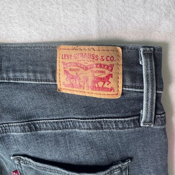Levi’s Slimming Skinny Women’s Jeans 28x30 Gray Blue - Picture 4 of 5